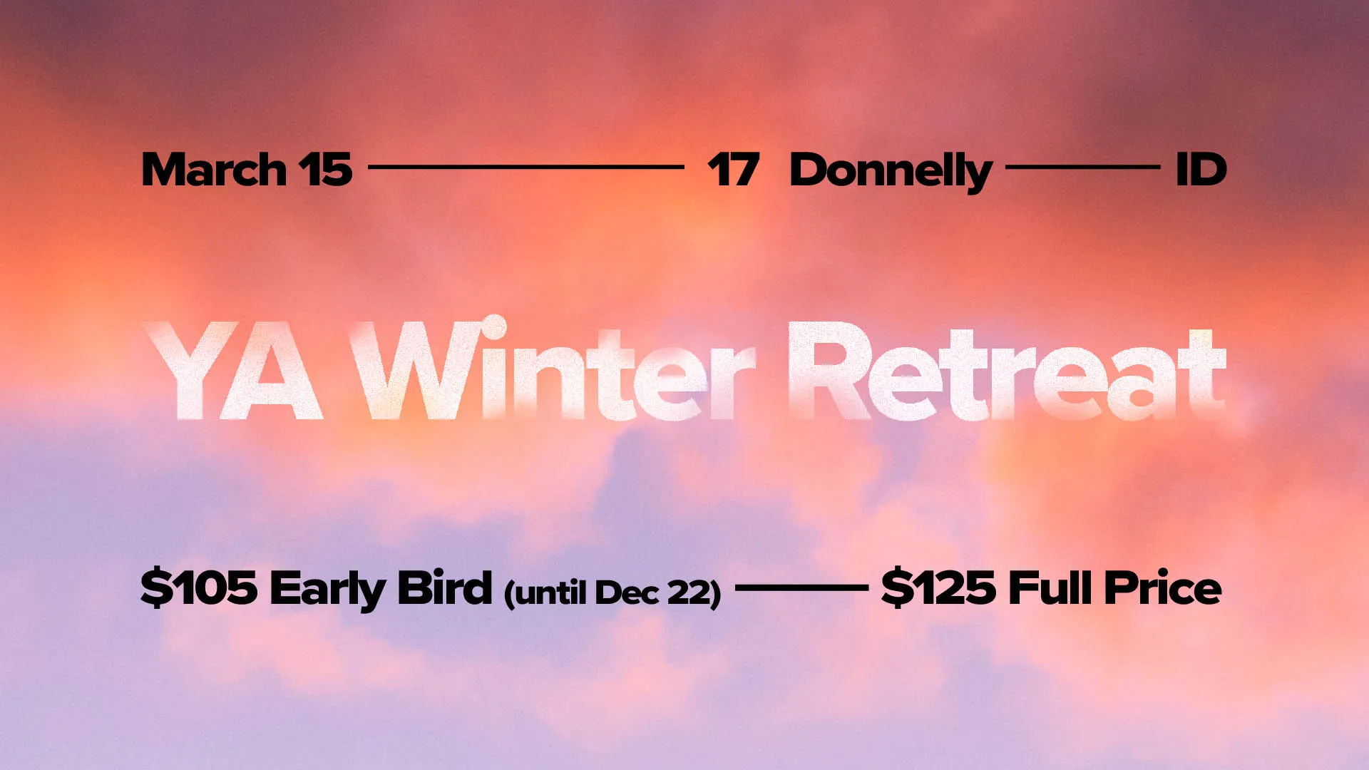 Young Adults Winter Retreat